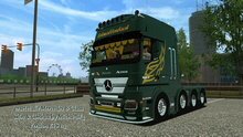 MB Actros Mega Space 8x4 - B-Class - klein